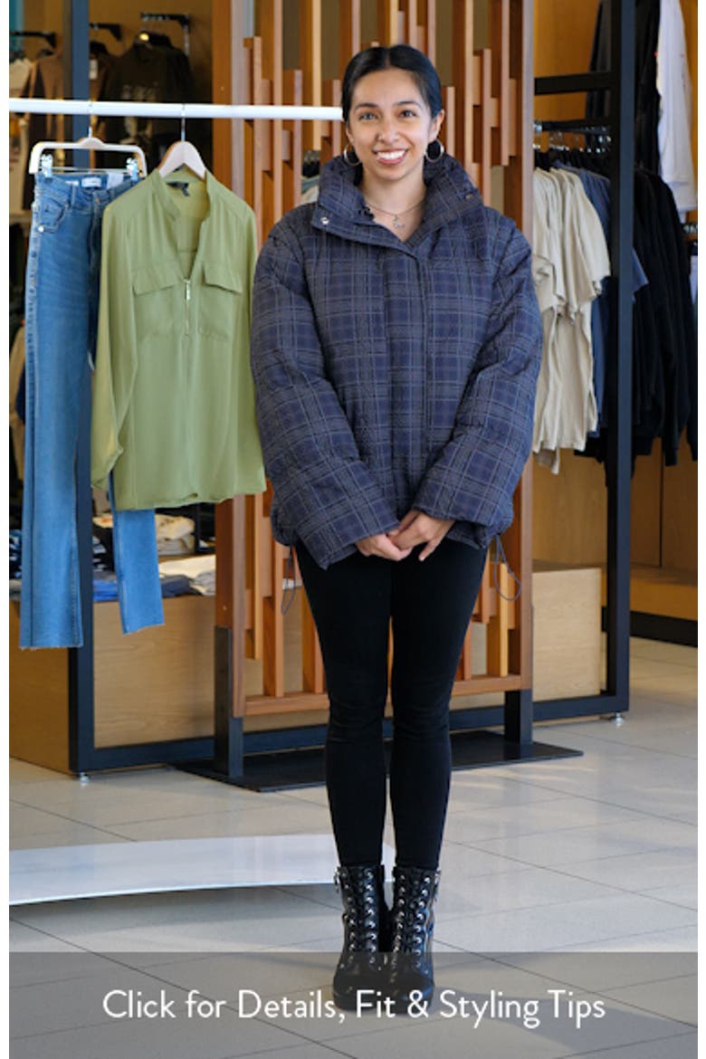 Check Puffer Jacket video