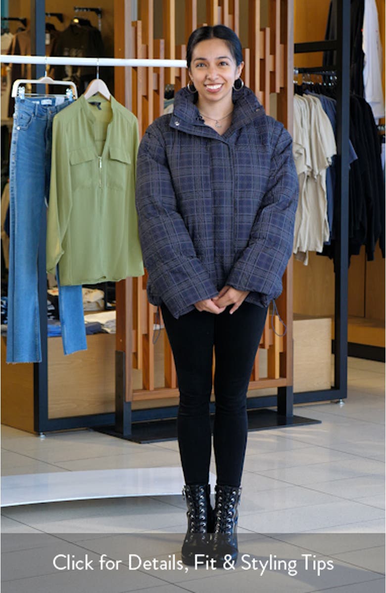 Check Puffer Jacket, sales video thumbnail