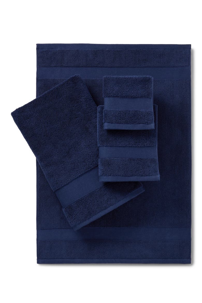Watson Cotton Terry Cloth Hand Towel, Alternate, color, NAVY