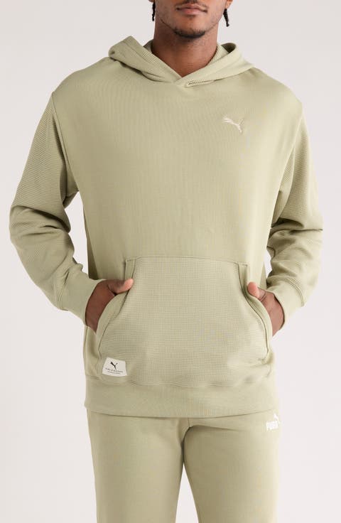 Relaxed Fit Waffle Hoodie