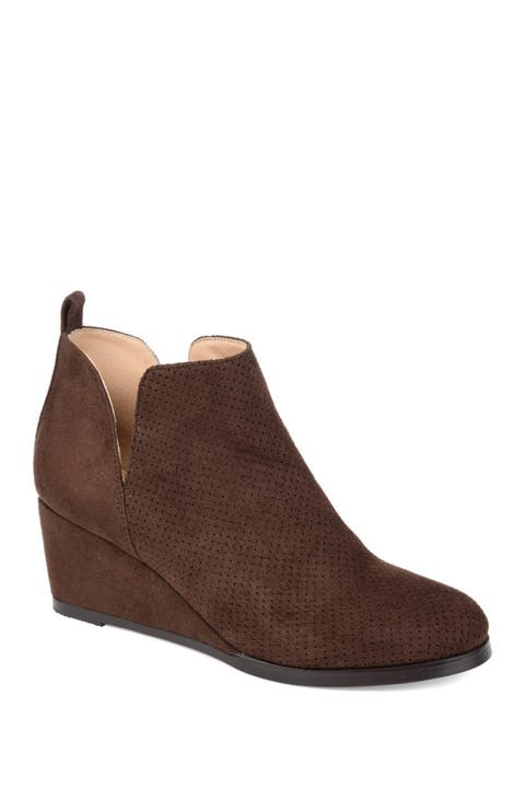 Mylee Perforated Wedge Bootie (Women)