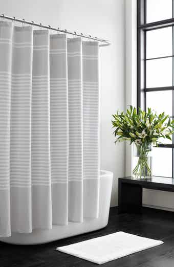 Vera Wang Seersucker Stripe Shower Curtain