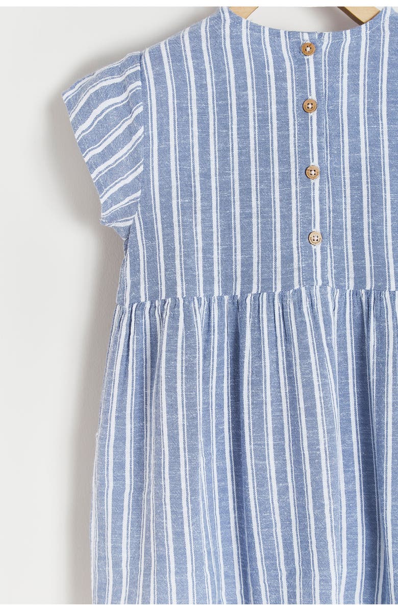 Babycottons Premium Cotton Rani Dress for Toddler, Alternate, color, Blue