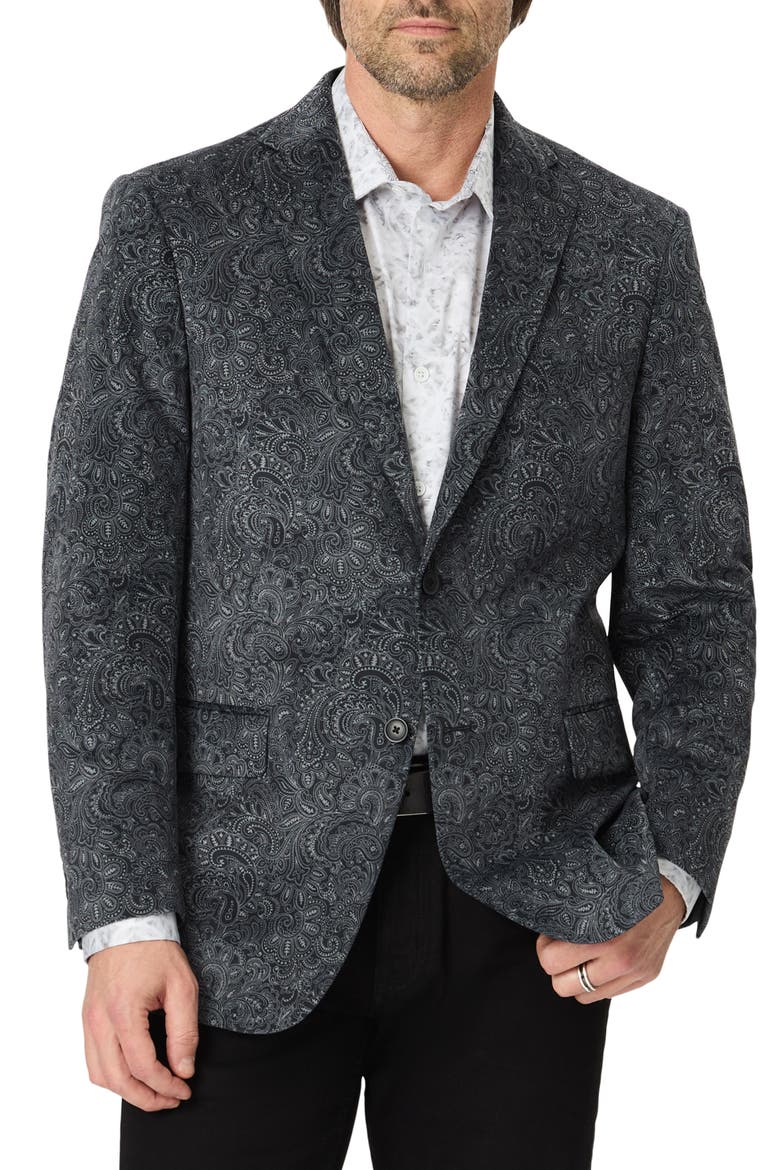 Thuxton Woven Sport Coat, Main, color, BLACK