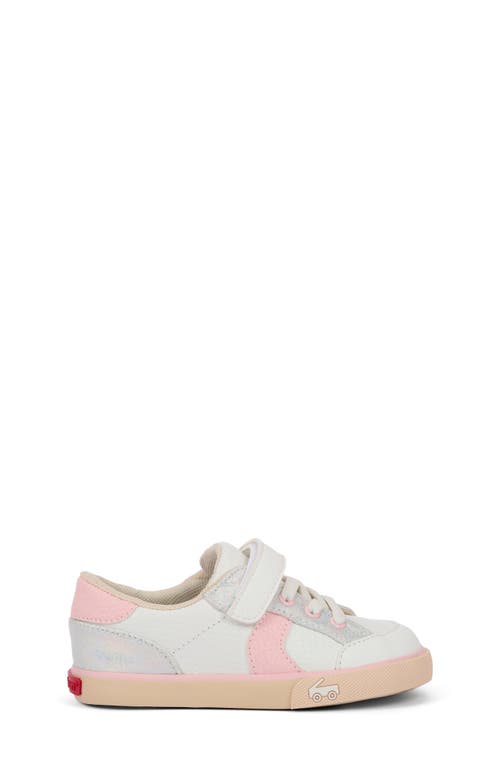 See Kai Run Kids' Connor Sneaker In White/pink