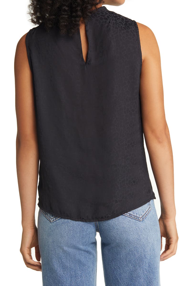 Halogen<sup>®</sup> Women's Drape Mock Neck Sleeveless Blouse, Alternate, color,