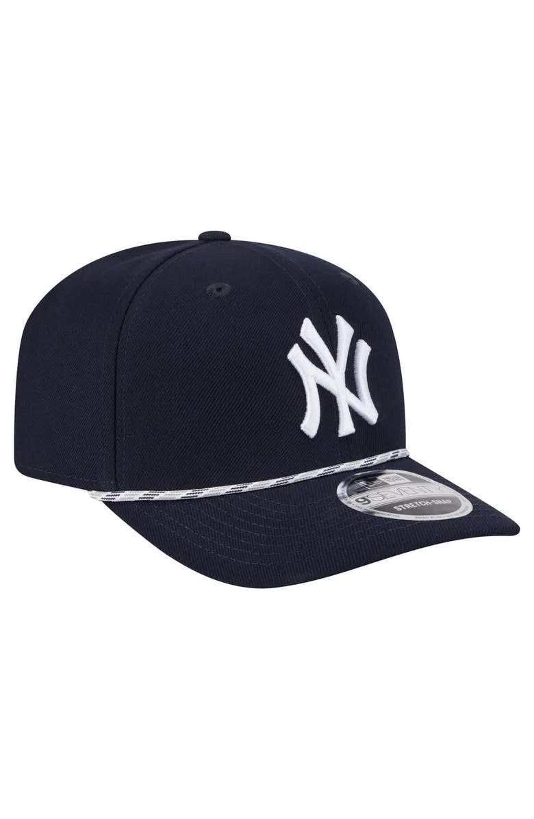 New Era Men's New Era Navy New York Yankees Multi-Rope 9SEVENTY Stretch-Snap Hat, Alternate, color, Navy