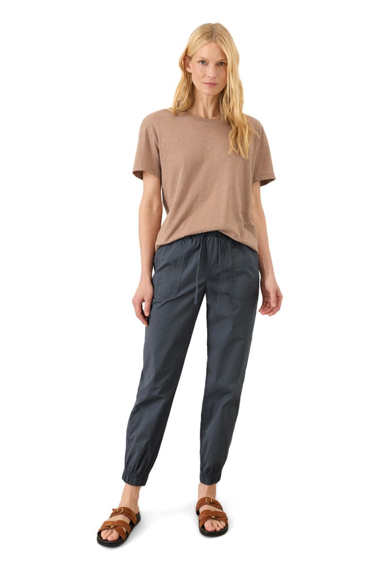 Organic Cotton Monterey Poplin Jogger, Main, color, Steel Blue