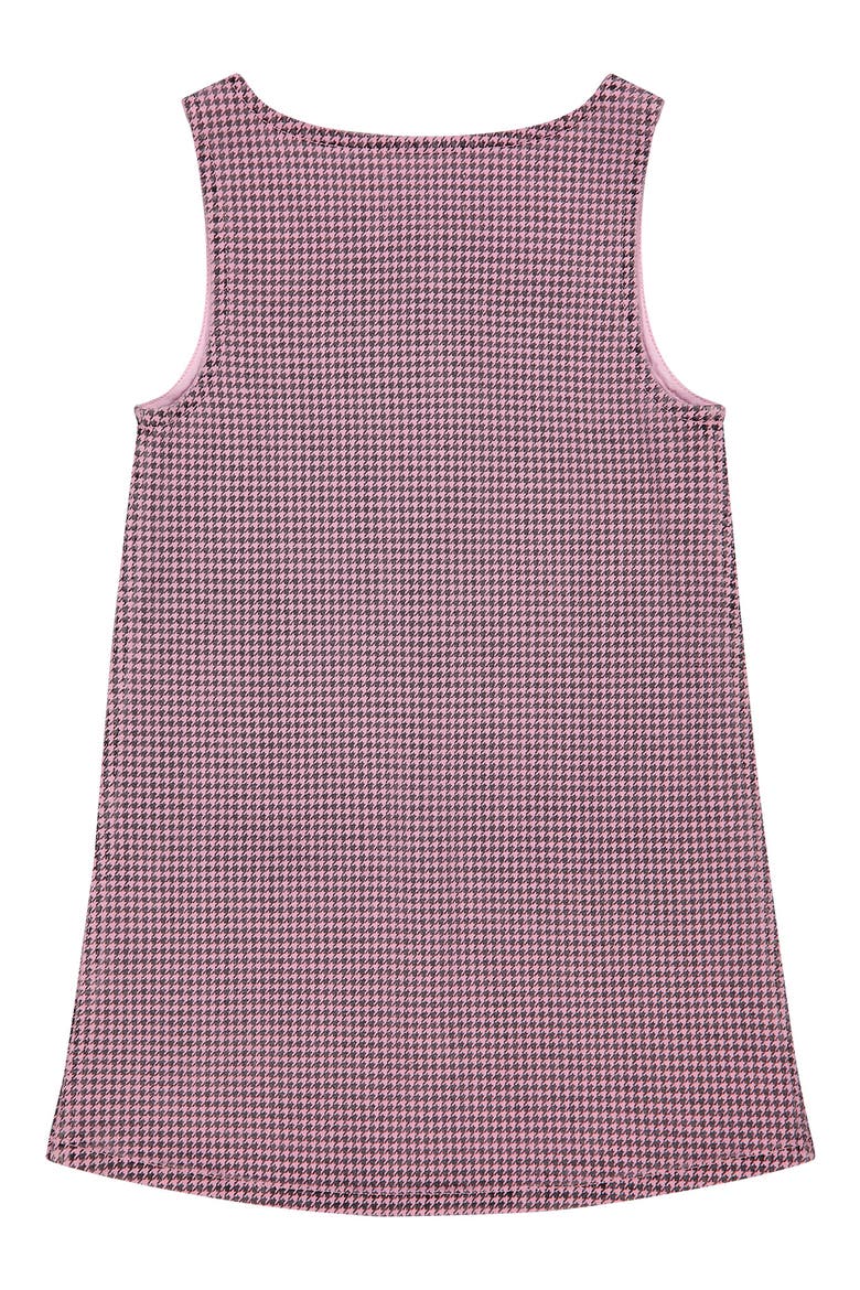Kids' Hana Houndstooth Dress, Alternate, color, PINK HOUNDSTOOTH