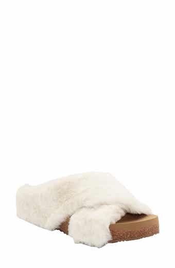 Volatile Rees Faux Fur Platform Sandal