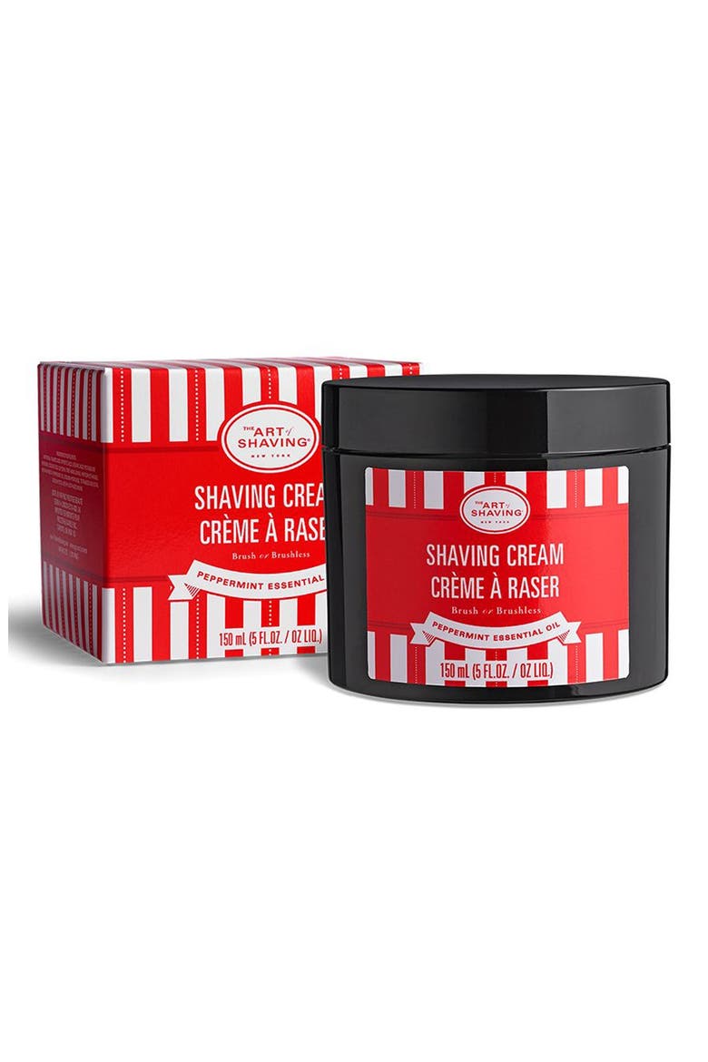 The Art of Shaving® 'Peppermint Essential Oil' Shaving Cream, Alternate, color, NO COLOR