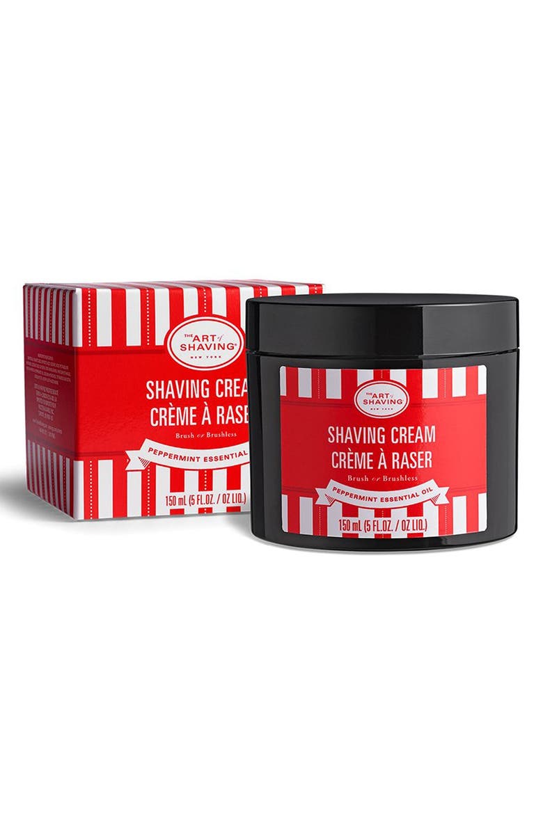 The Art of Shaving <sup>®</sup> 'Peppermint Essential Oil' Shaving Cream, Alternate, color, 