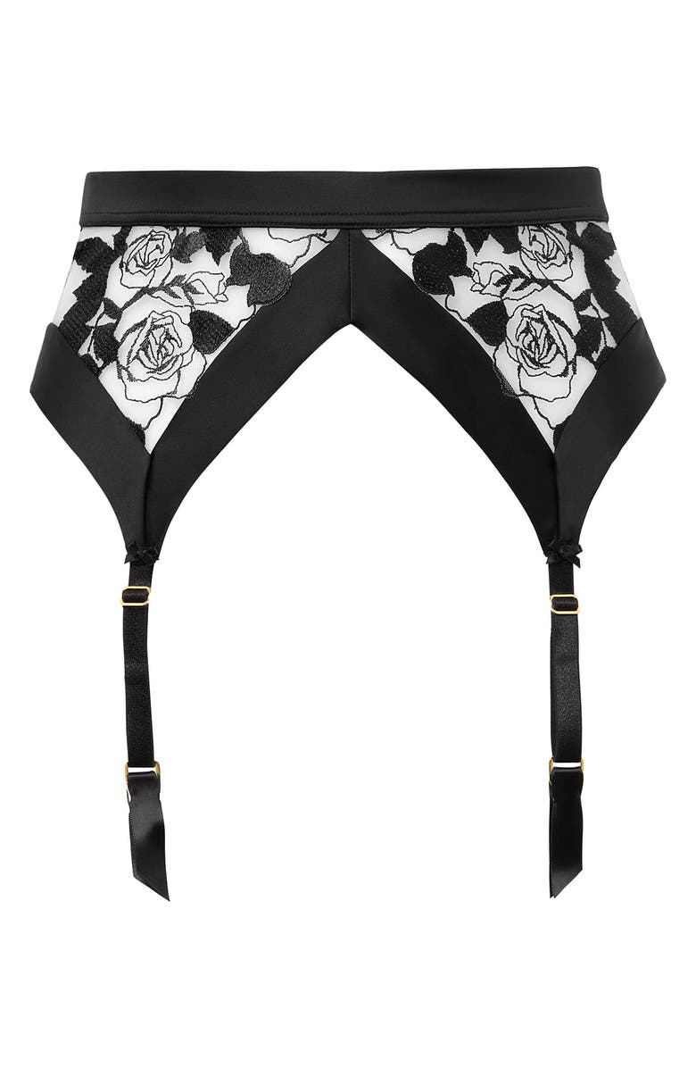 Dita Von Teese Rosabelle Garter Belt, Alternate, color, Black