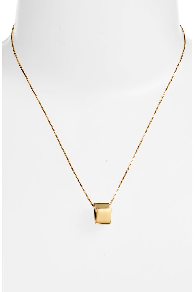 All Love Pendant Necklace, Alternate, color, HIGH POLISH GOLD