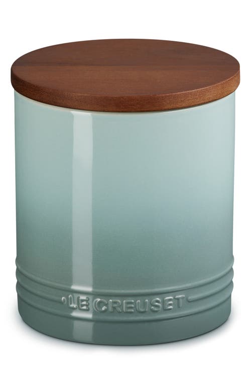 Le Creuset Signature Stoneware 1.2-quart Storage Canister In Sea Salt