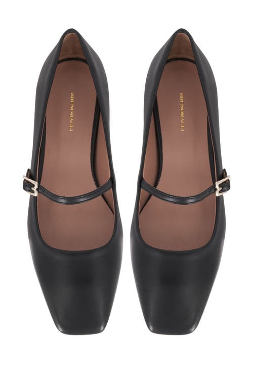 Bruno Magli Lucia Mary Jane Flat In Black