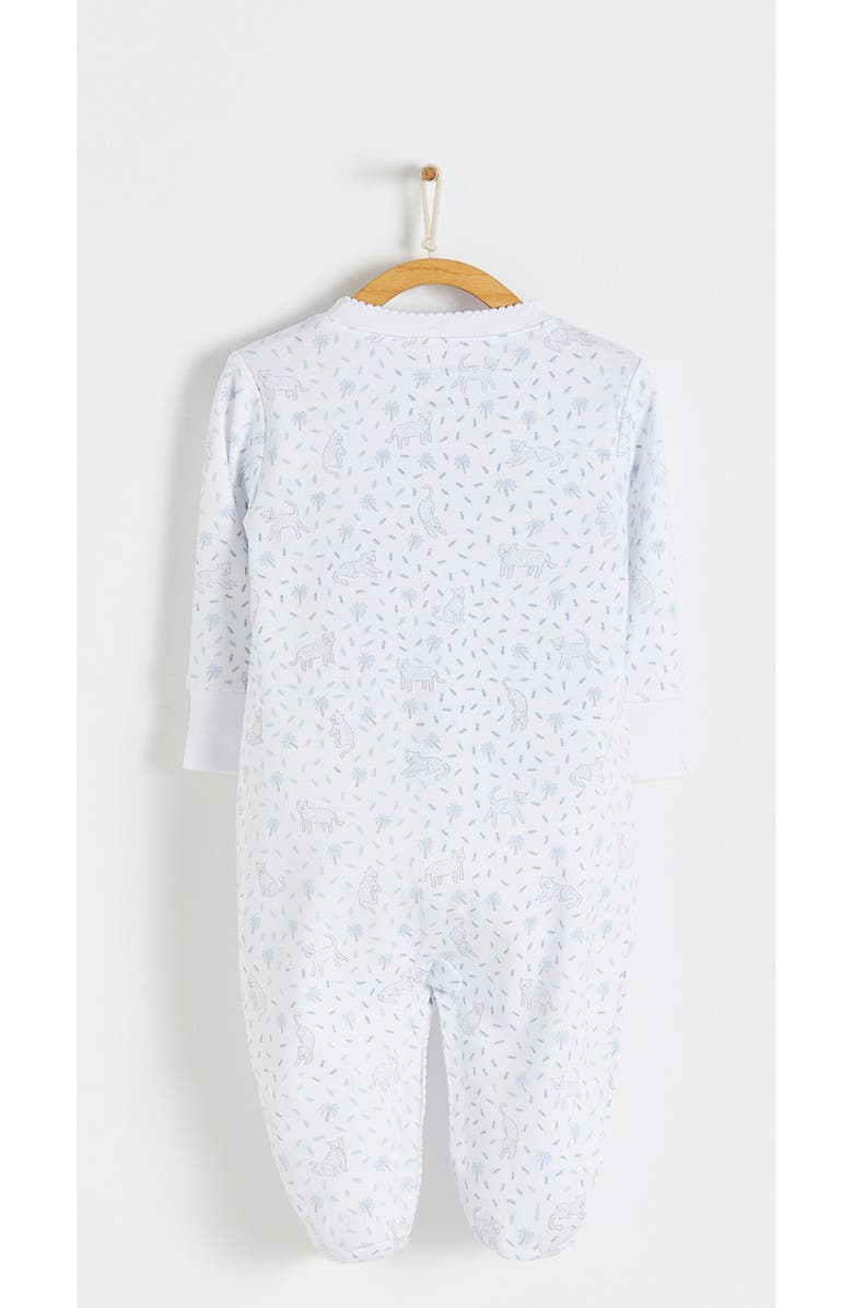 Babycottons Premium Peruvian Pima Cotton Tiggy Footie Pajama for Infant, Alternate, color, Blue