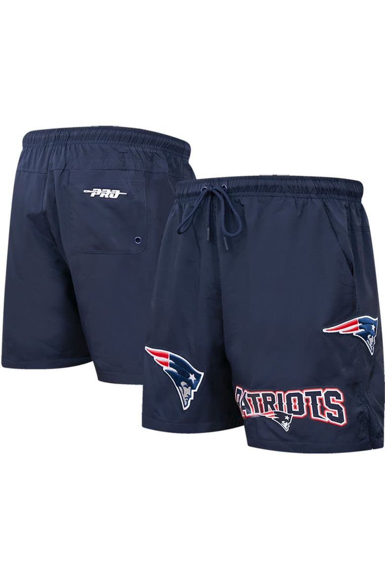 Men's Pro Standard Navy New England Patriots Woven Shorts, Main, color, Navy