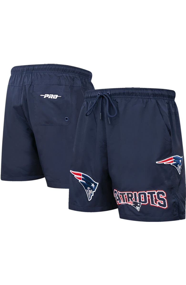 PRO STANDARD Men's Pro Standard Navy New England Patriots Woven Shorts, Main, color, Navy