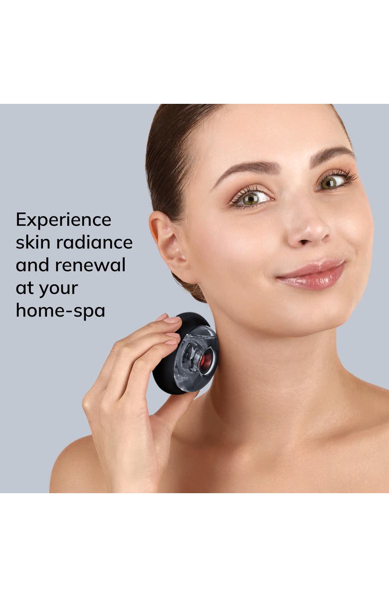 GESKE SmartAppGuided Sonic Cool & Warm Face and Body Massager | 9 in 1, Alternate, color, Black