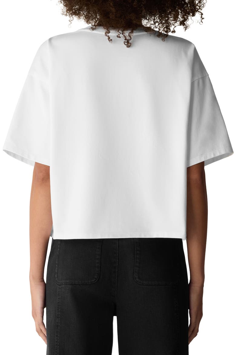 Boxy Crewneck T-Shirt, Alternate, color, WHITE