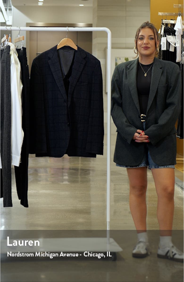 Campbell Point Windowpane Plaid Sport Coat, sales video thumbnail