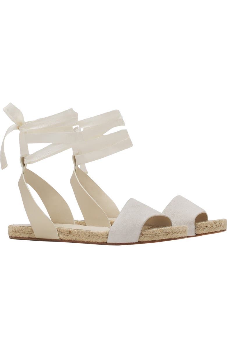 Lanvin Domra Flat Suede Sandals, Alternate, color,