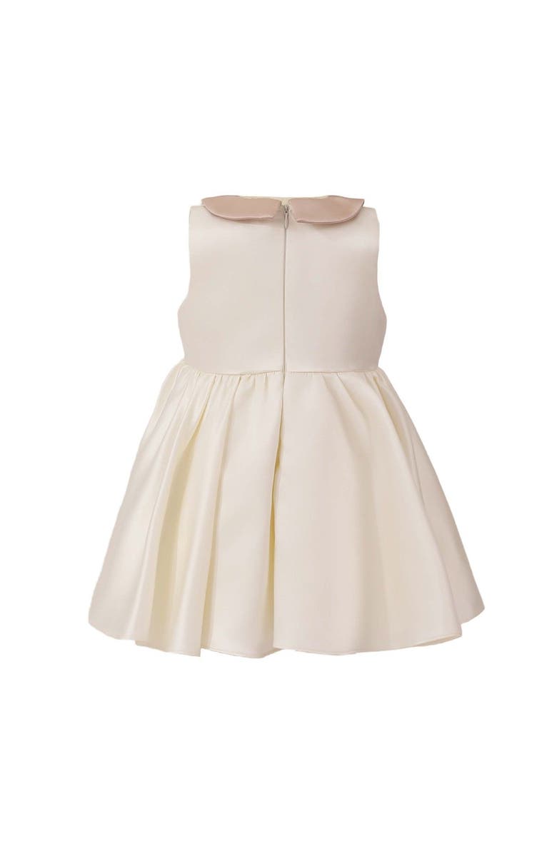 Tulleen Petal Bow Gown, Alternate, color, Ivory