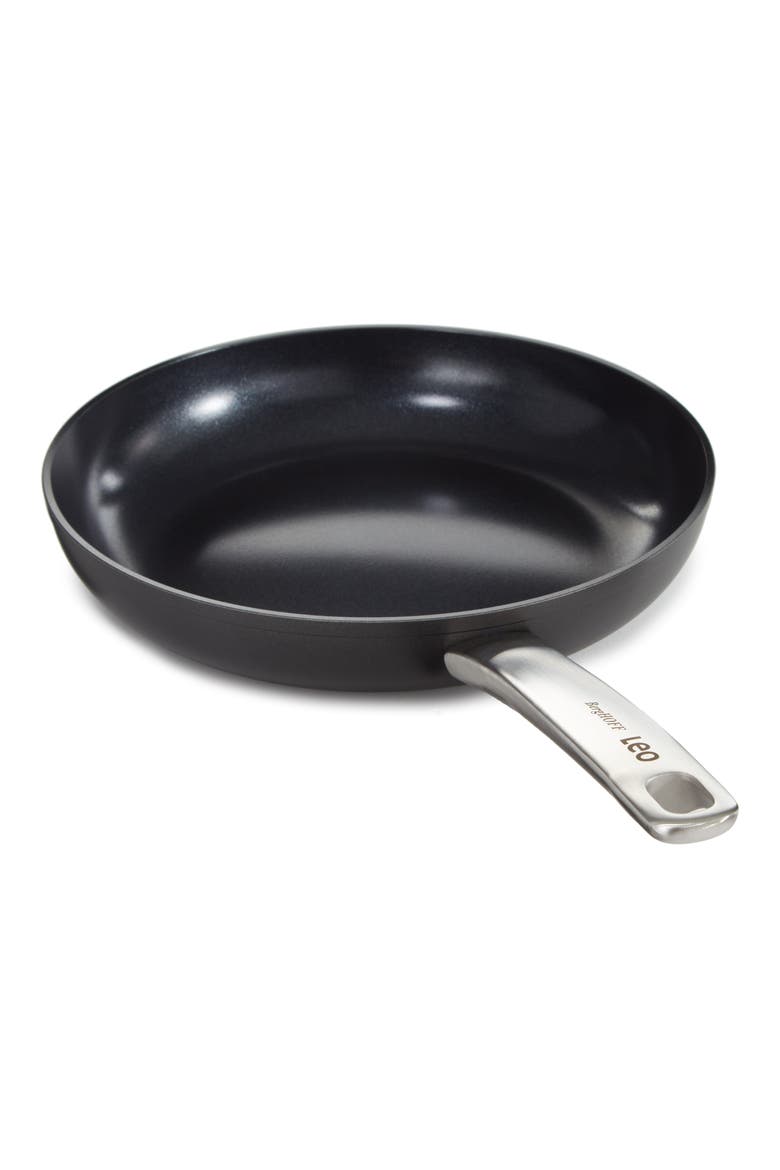 Leo 10-Inch Graphite Frying Pan, Alternate, color, BLACK
