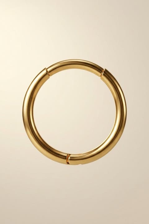 14K Gold Hoop Classic Single Earring