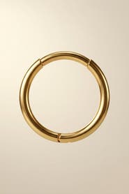 Forever & Always 14K Gold Hoop Classic Single Earring