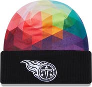 New Era Men's New Era  Black Tennessee Titans 2023 NFL Crucial Catch Cuffed Knit Hat