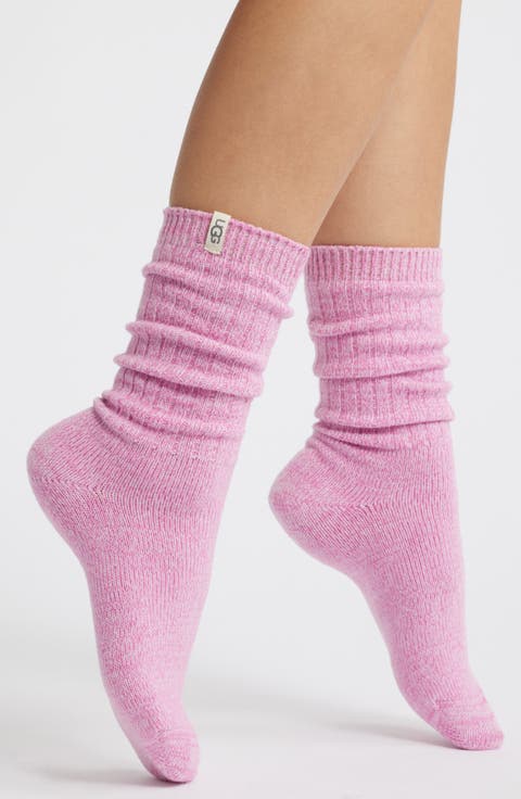 Ribbed Crew Socks