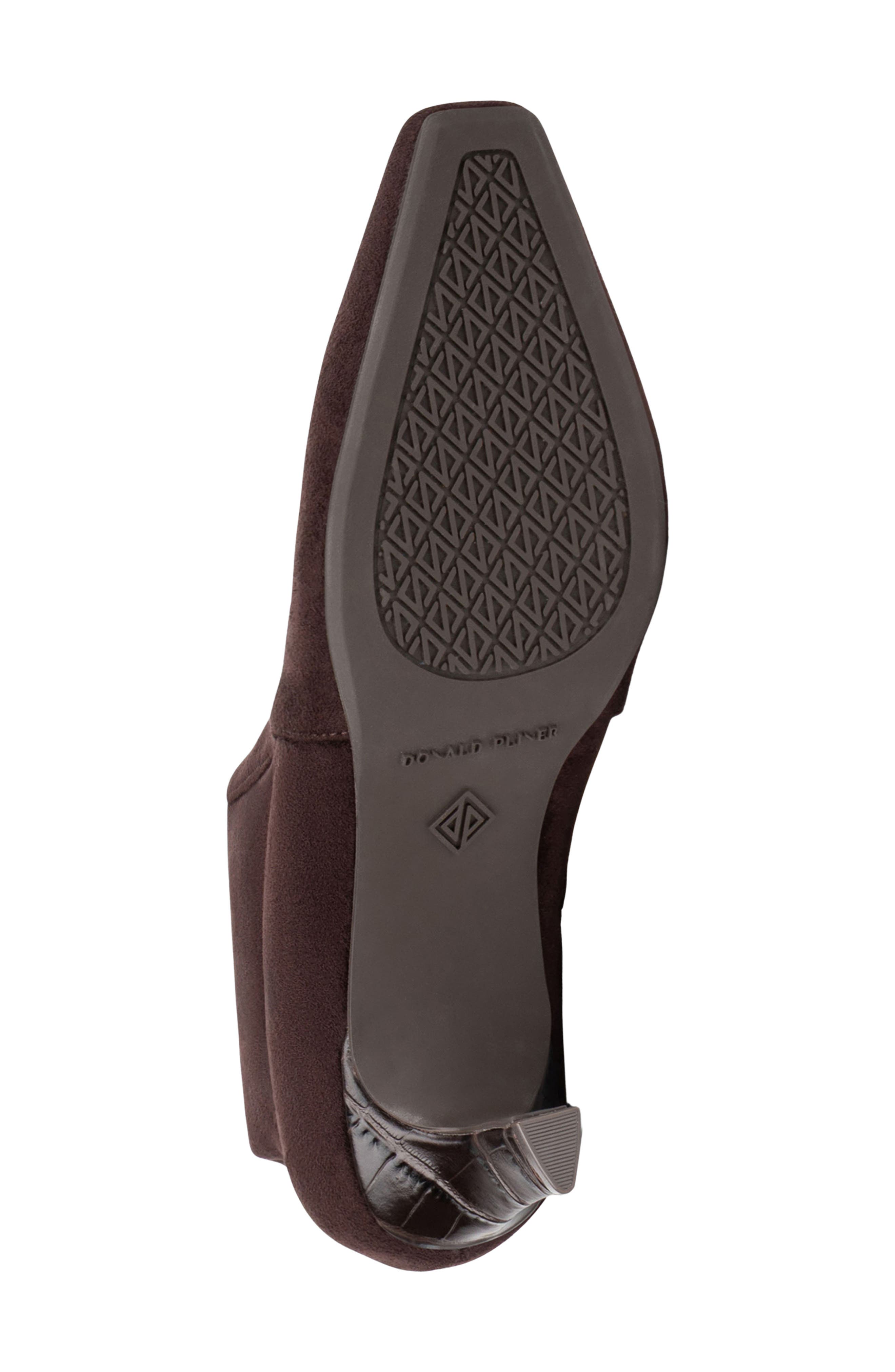 Donald Pliner Kitten Heel Knee High Boot, Alternate, color, Dark Brown