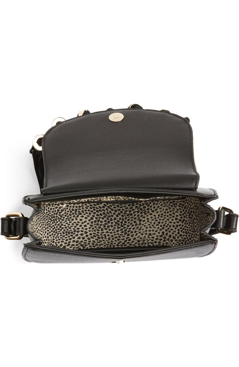 Emperia Faux Leather Crossbody Bag, Alternate, color, Black