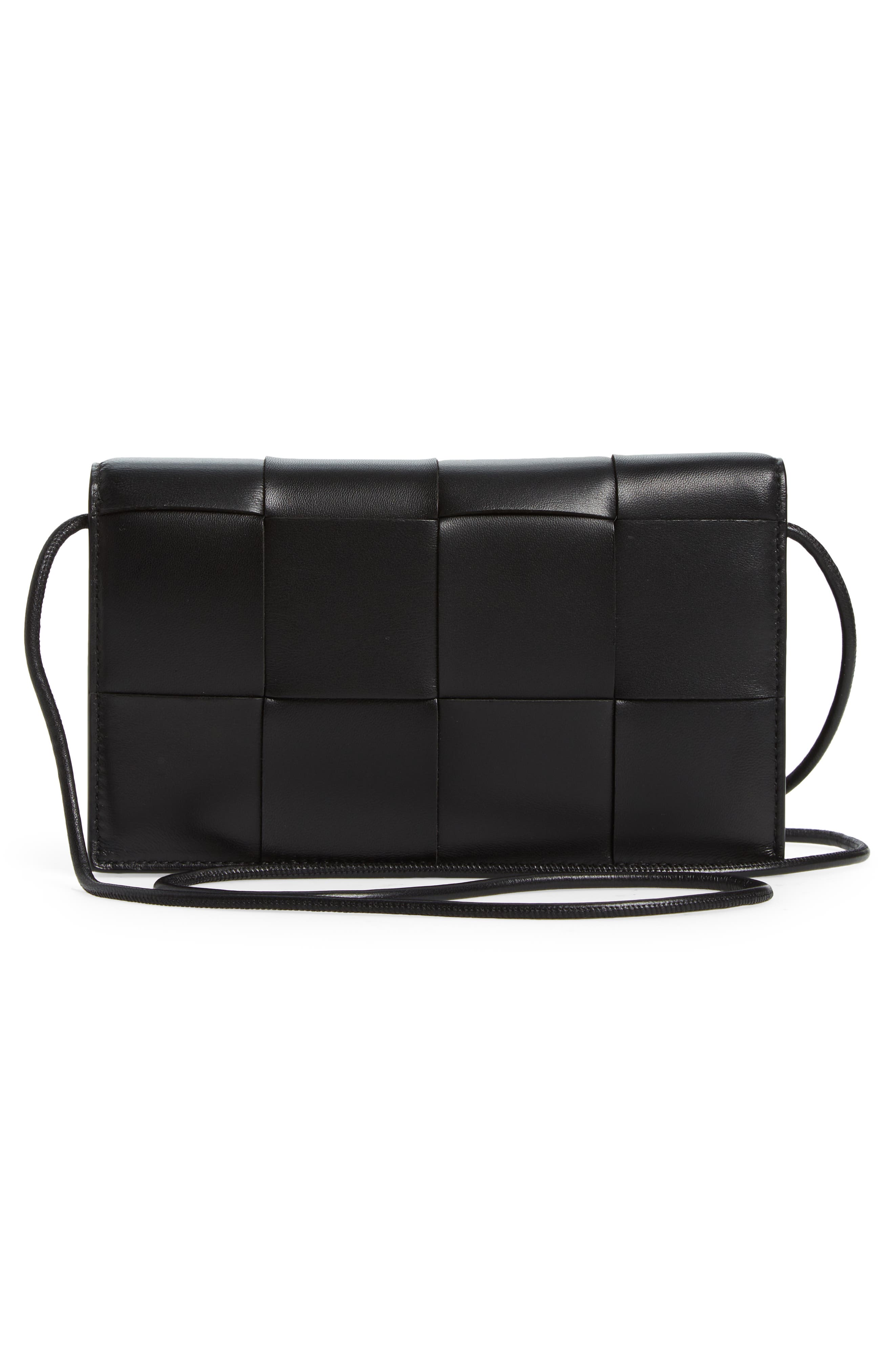 Bottega Veneta Mini Intrecciato Leather Crossbody Bag, Alternate, color, 