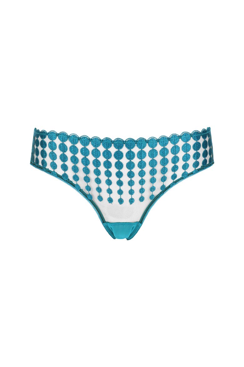 Deco dots Lace Bikini, Main, color, Turquoise