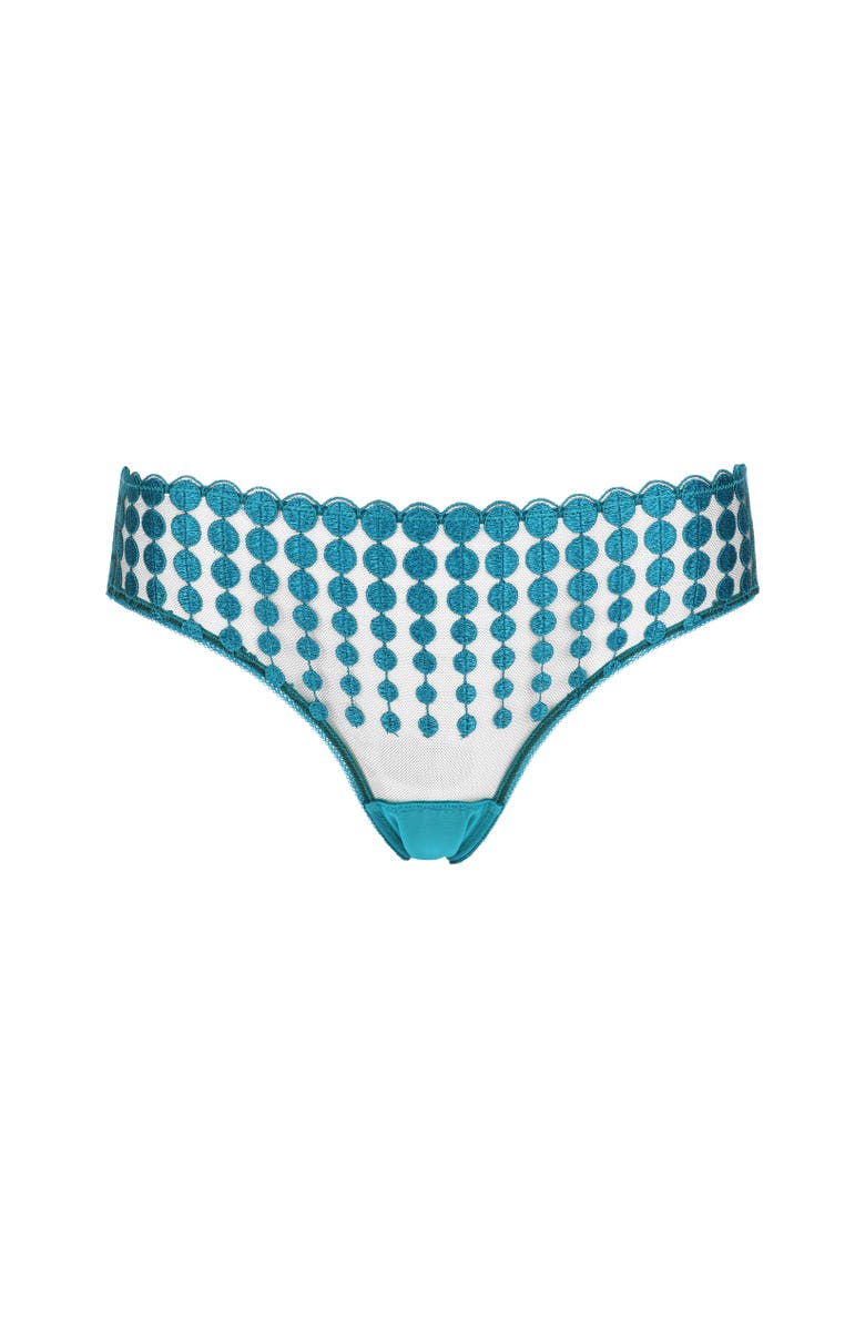 Huit Deco dots Lace Bikini, Main, color, Turquoise