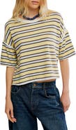 Free People Clean Rugby Stripe Cotton Top