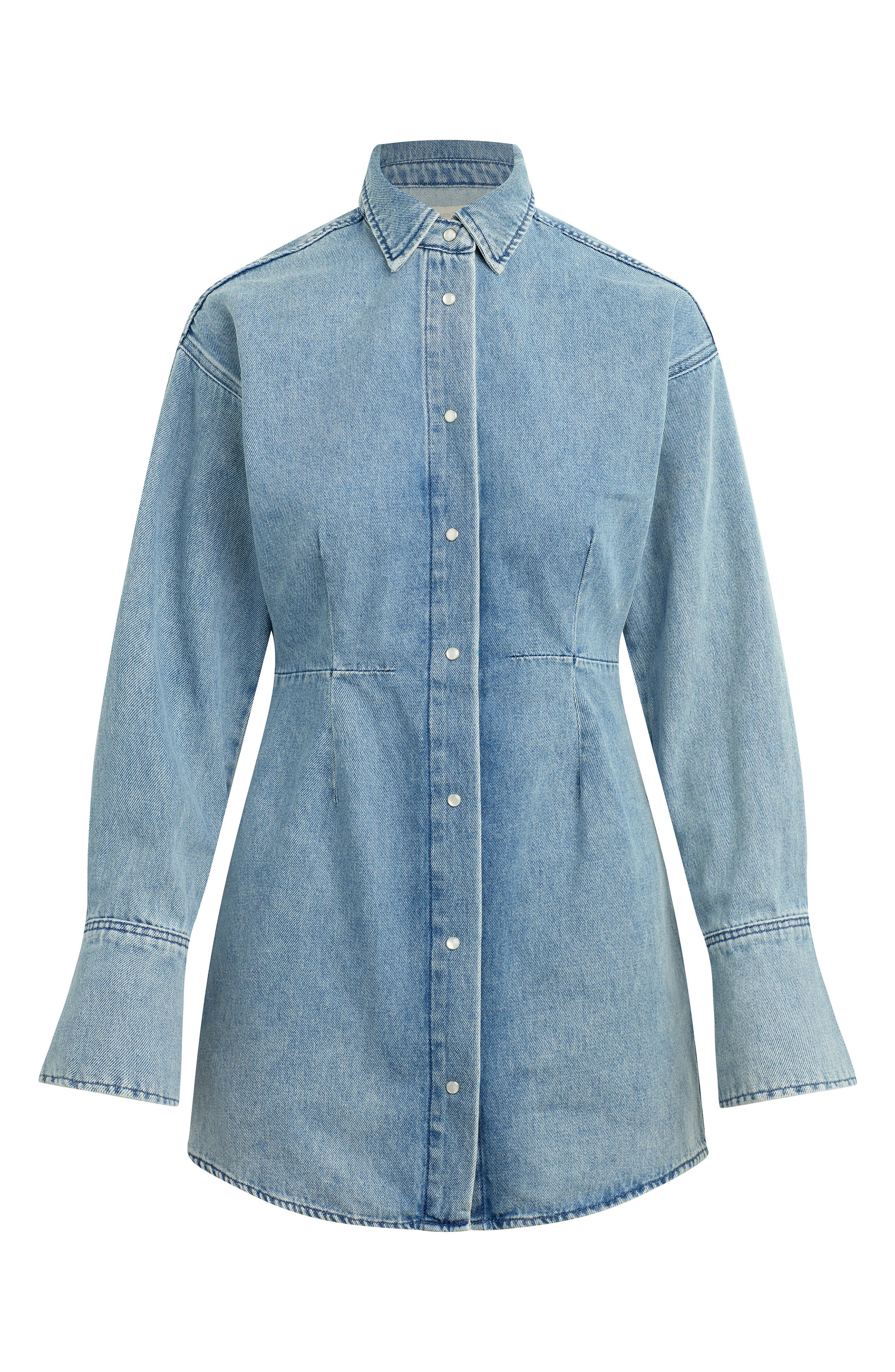 Favorite Daughter The Eyes On Me Denim Mini Shirtdress (Women ...