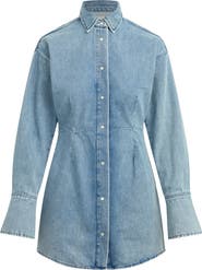 Favorite Daughter The Eyes On Me Denim Mini Shirtdress