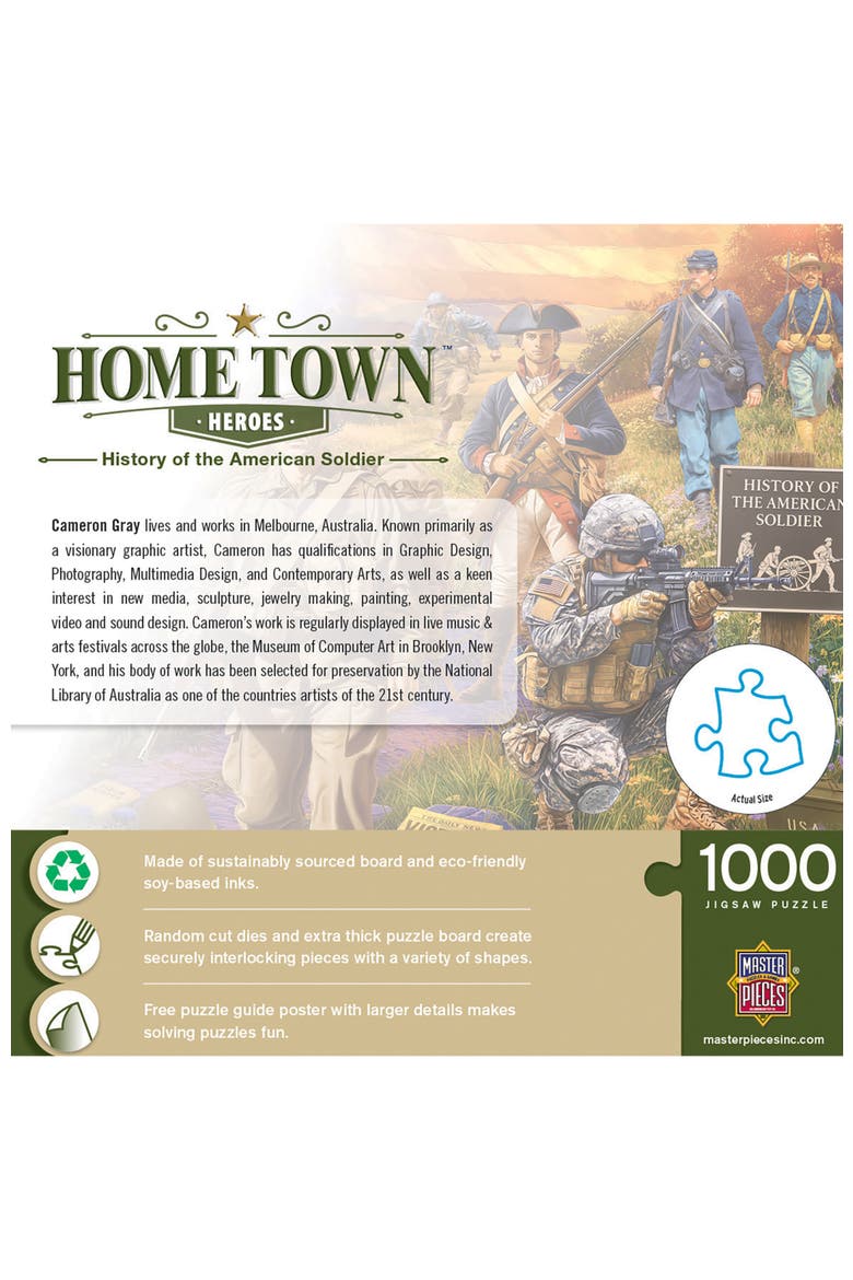 History of the Soldier 1000pc Puzzle, Alternate, color, Multicolor