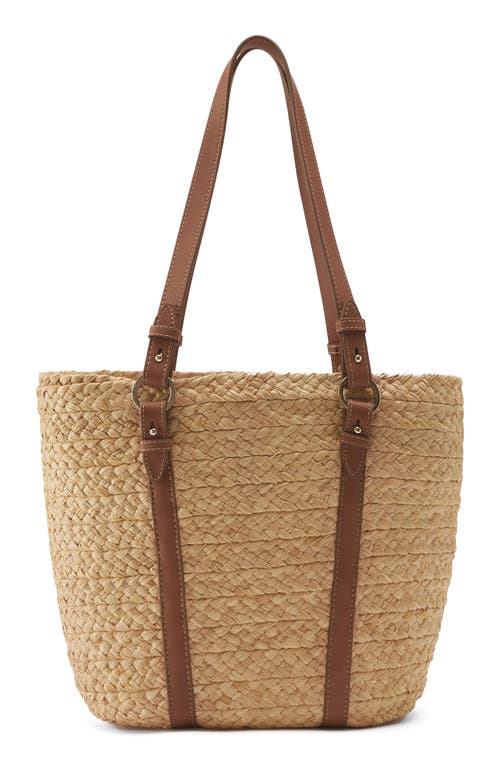 Helen Kaminski Pinimil Woven Raffia Tote Bag In Natural/tan
