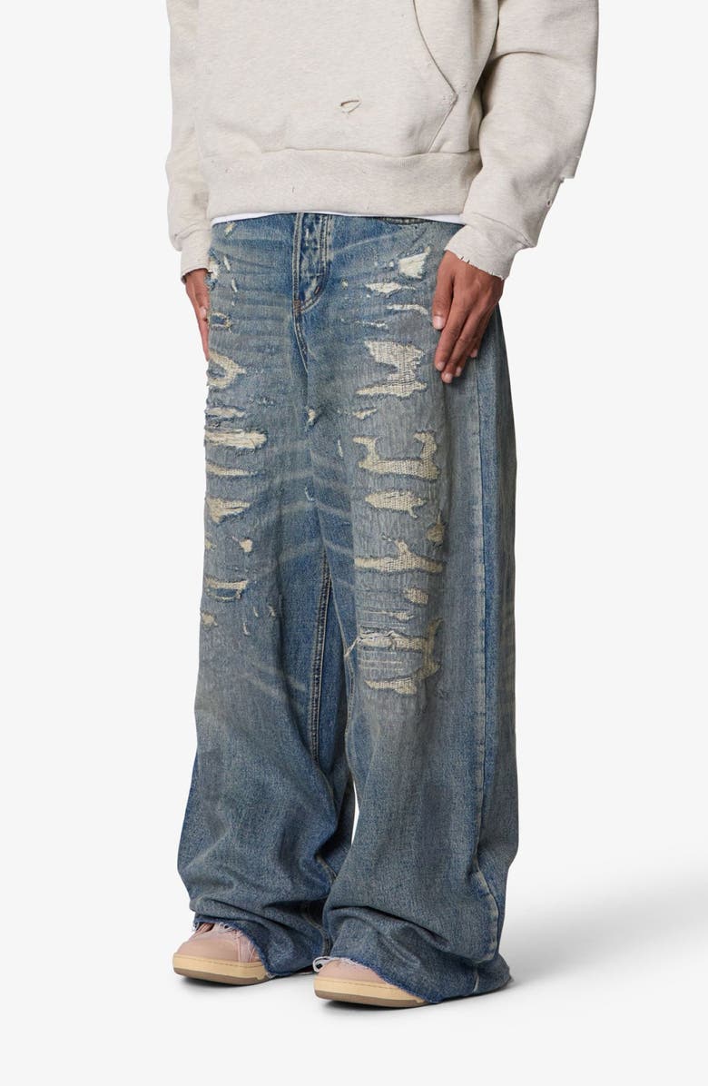 mnml Ultra Repaired Rave Jeans, Alternate, color, 