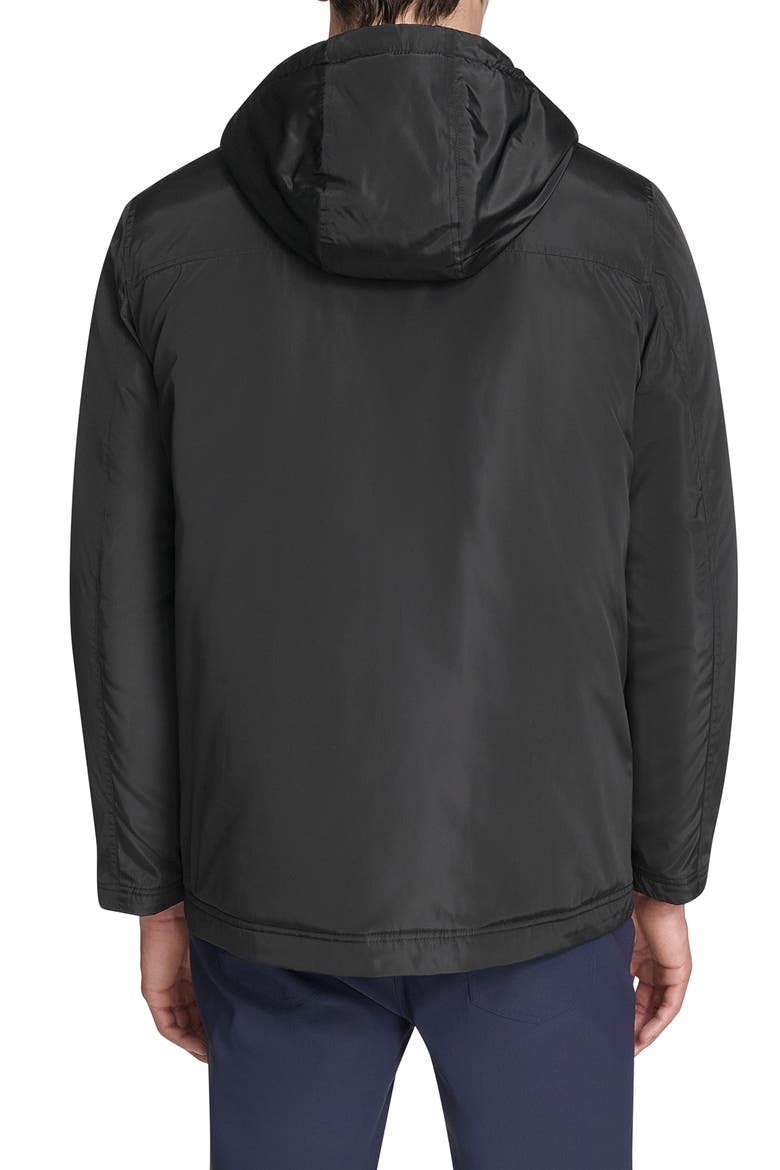 Hooded Utility Pocket Jacket, Alternate, color, BLACK