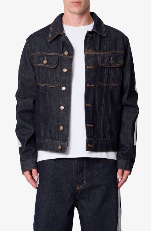 Raw Skeletion Denim Trucker Jacket
