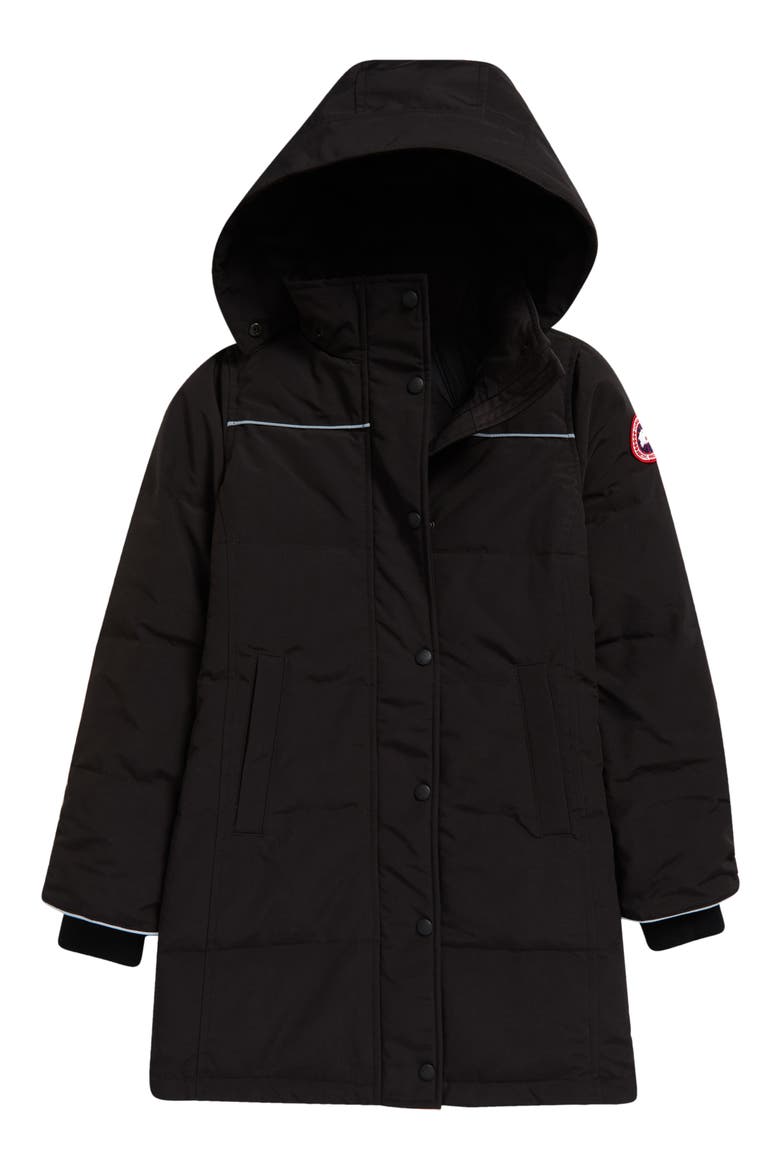 Juniper 625-Fill-Power Down Parka, Main, color, BLACK
