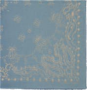 GERARD DAREL Dorine Square Paisley Print Scarf