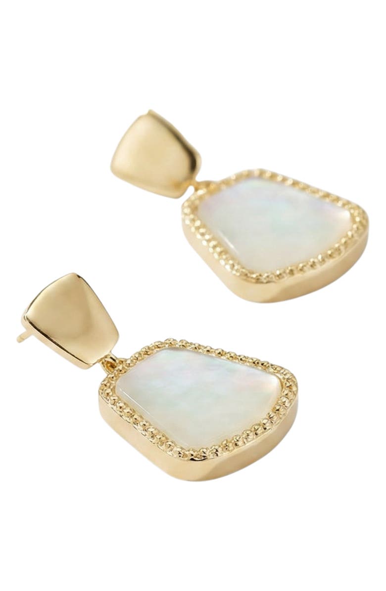 ARGENTO VIVO Mother-of-Pearl Drop Earrings, Alternate, color, Gold