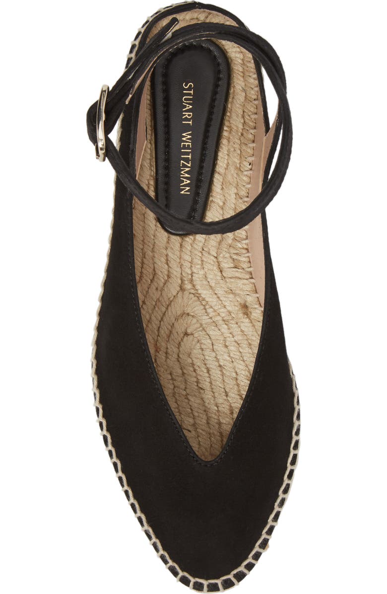 Stuart Weitzman Toga Ankle Wrap Espadrille, Alternate, color,